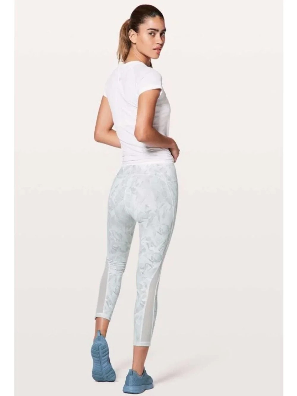 Lululemon Train Times 7/8 Pant Ankle Jasmine White-sz 6